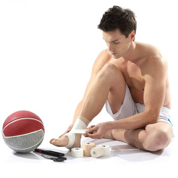 AQ运动绷带固定脚踝髌骨带皮肤缓冲膜人工泡棉贴布篮球舞蹈打脚9601 AQ运动绷带固定脚踝髌骨带皮肤缓冲膜人工泡棉贴布篮球舞蹈打脚9601