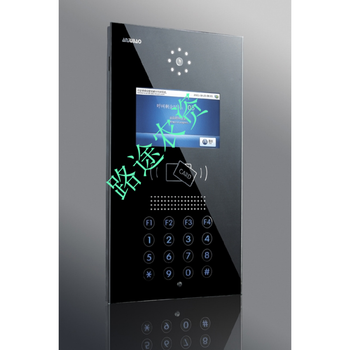 路途 安居宝可视对讲单元门口机z11bc 7寸彩色可视门铃单元主机刷卡