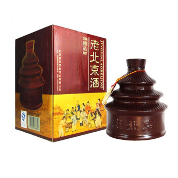京都佳酿 2008年生产精品老北京酒 38度浓香型白酒 38度 单瓶 500ml