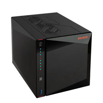 爱速特（asustor）AS5404T 4盘位NAS网络存储器私有云盘家用公司文件共享nas存储器