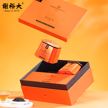 谢裕大茶叶祁红毛峰祁门红茶一级红顶1000经典礼盒240g茶叶礼盒送礼推荐 谢裕大茶叶祁红毛峰祁门红茶一级红顶1000经典礼盒240g茶叶礼盒送礼推荐