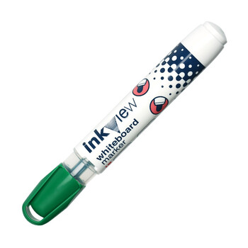 uni三菱（uni）可擦白板记号笔 PWB-202办公文具儿童记号笔 1.8mm-2.2mm 绿色 12支装