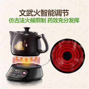 小熊 煎药壶 中药壶中药锅 熬药电砂锅 3L大容量分体式陶瓷全自动智能家用养生壶中药煲 JYH-A30A1