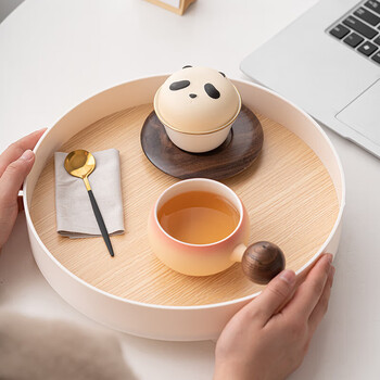 阿波罗之梦熊猫茶杯水杯咖啡杯生日礼物新年礼物三八节女神礼物女生女友老婆