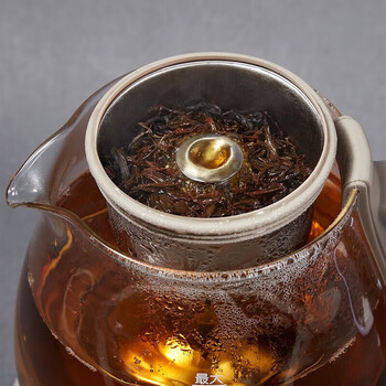 小熊煮茶器 养生壶电热水壶蒸茶器喷淋式不锈钢烧水壶0.8升ZCQ-A08H2