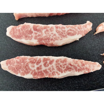 西班牙伊比利亚黑猪下颚肉芯700克松板肉雪花猪肉橡树果喂养