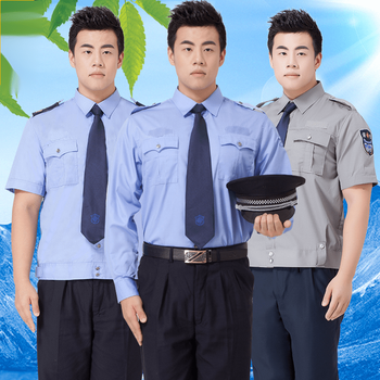 保安服礼宾服物业执勤服门卫形象岗保安制服夏装短袖安保物业套装保安