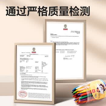 得力（deli）48色有点艺思三角杆塑料蜡笔易拉罐造型不脏手双头可水洗儿童油画棒HM730-48美育工具毕业礼物