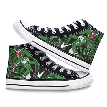 假面骑士鞋子build二次元动漫假面周边01零一decad高帮帆布鞋学生 f款