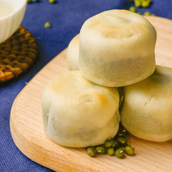 冰皮绿豆饼糕点正宗传统糕点心特产绿豆糕零食小吃充饥买1盒1盒冰皮