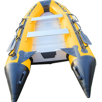 卓迈科思应急救援防汛橡皮艇冲锋舟8人双层超厚带动力雅马哈 2冲程15