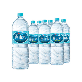 白山水 长白山天然火山矿泉水 2L*6瓶农心 整箱装 适宜煮饭泡茶春茶