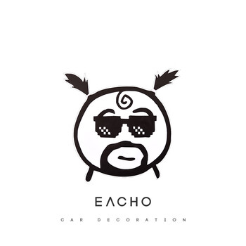 默然诺尔加油盖阿呆车贴个性创意搞笑车贴纸2022网红特斯拉女司机车身