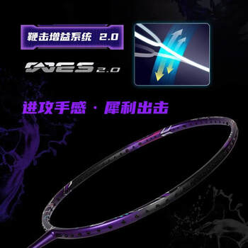 威克多（VICTOR）胜利羽毛球拍超轻全碳素进攻型龙牙之刃单拍 TK-RYUGA II TD/J/4U