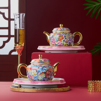 景德镇粉彩壶型号规格- 京东