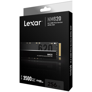 雷克沙(Lexar)NM620 256GB SSD固态硬盘 M.2接口(NVMe协议)PCIe 3.0x4 读速3500MB/s 足容TLC颗粒 雷克沙(Lexar)NM620 256GB SSD固态硬盘 M.2接口(NVMe协议)PCIe 3.0x4 读速3500MB/s 足容TLC颗粒