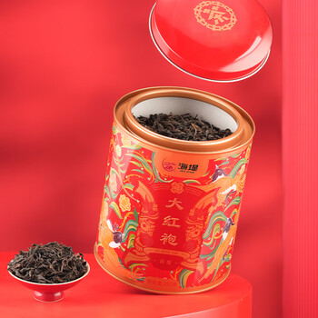 海堤(SEA DYKE)中茶乌龙茶御承国风武夷岩茶大红袍一级250g中足火罐装口粮茶叶 海堤(SEA DYKE)中茶乌龙茶御承国风武夷岩茶大红袍一级250g中足火罐装口粮茶叶