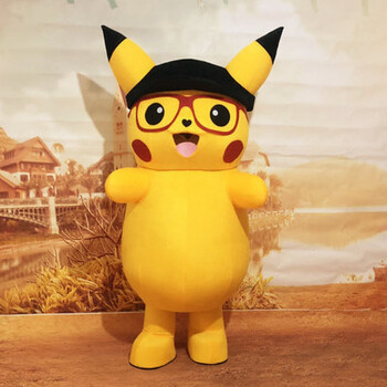 兽装人偶服皮卡丘人偶服装熊本熊玩偶服网红熊衣服卡通可爱人穿行走