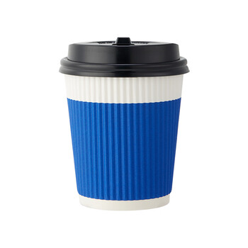 京东京造热饮杯 一次性杯子纸杯 三层加厚防烫咖啡杯水杯280ml【20套】