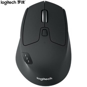 罗技（Logitech）M720 蓝牙优联双模无线鼠标 蓝牙鼠标 侧键 大手鼠标 舒适 黑色