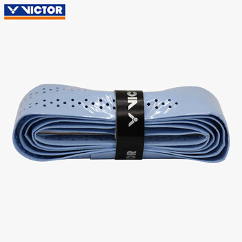 威克多VICTOR 胜利羽毛球拍龙骨手胶防滑透气吸汗带GR234-F 单只 浅蓝色
