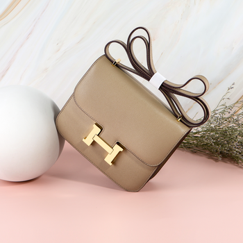 空姐包h锁扣小方包豆腐包通勤风设计师法国品牌包包j201006007大象灰