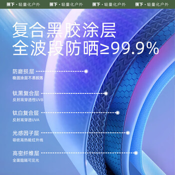 蕉下五折伞户外防紫外线防晒遮阳折叠两用晴雨伞
