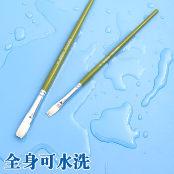 晨光(M&G)文具学生水粉画笔 美术入门级小毛笔 4支装儿童画画 开学礼物女孩开学礼物 ABH97804