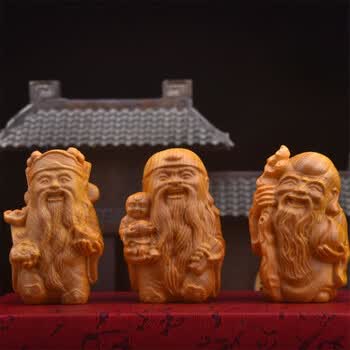 福禄寿雕刻图片- 京东