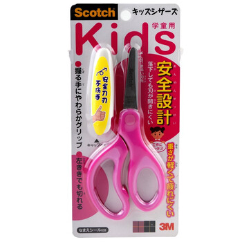3M 思高 剪刀 儿童炫彩圆头剪刀/安全剪刀5英寸 1442B 1个装 粉色 新/原包装随机 3M 思高 剪刀 儿童炫彩圆头剪刀/安全剪刀5英寸 1442B 1个装 粉色 新/原包装随机