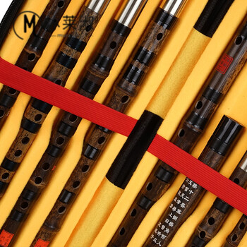 笛子竹笛专业套装正音堂演奏笛子精制笛子5支套装7支装横笛学生笛子