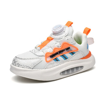 乔丹旋转纽扣男童运动鞋秋季新款双网透气儿童老爹鞋女孩跑步休闲鞋潮