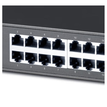 普联（TP-LINK）商用千兆上联24口以太网PoE交换机 AP监控供电器 TL-SL1226MP