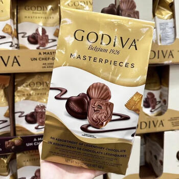 歌帝梵(godiva)现货加拿大进口歌帝梵心形黑巧克力软心夹心三种口味