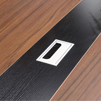 圣黎会议桌椅长桌小型洽谈培训办公桌简约现代工作台3.0*1.3米会议桌