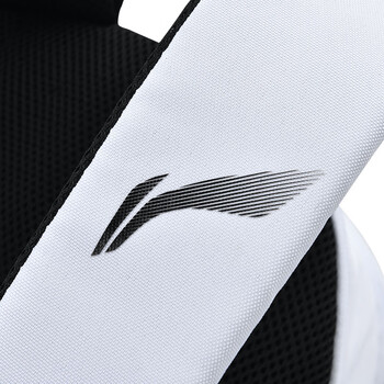 李宁(LI-NING)羽毛球拍包大容量多功能轻便耐用旅行运动双肩背包书包 白色 李宁(LI-NING)羽毛球拍包大容量多功能轻便耐用旅行运动双肩背包书包 白色
