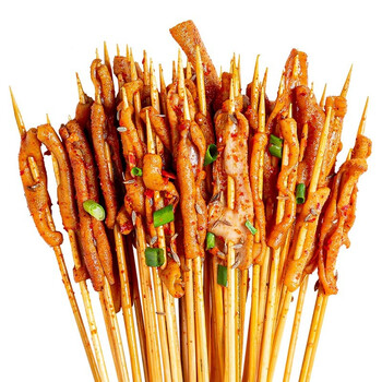 友情客串户外家用烧烤食材串串半成品烧烤材料铁板鸭肠30串包