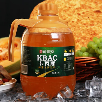 西域润源堂新疆卡瓦斯蜂蜜发酵格瓦斯饮料大罐装西域润源堂 460ml*6瓶