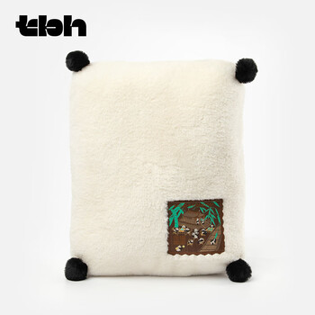 野兽派家居（tbh）熊猫红中麻将靠垫客厅沙发抱枕车载腰靠办公室靠垫抱枕送人礼物