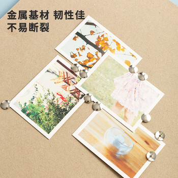 晨光（M&G）镀镍图钉软木板按钉办公用品工字钉照片钉300枚/筒ABS92604