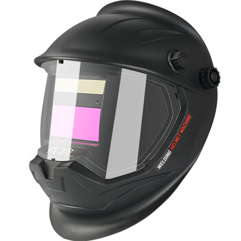 定制焊途烧电焊工防护面罩自动变光全脸氩弧焊专用护脸头戴式面具 焊