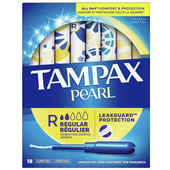 mussels加拿大tampax丹碧丝pearl长导管珍珠棉条黄色中号18支18支