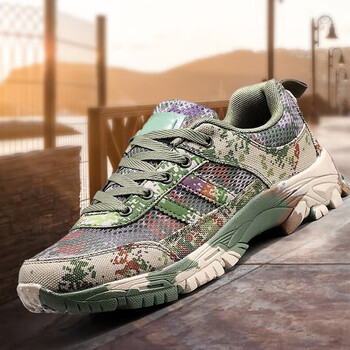 际华星空 21迷彩鞋男徒步鞋低帮运动登山鞋 作训鞋户外体能训练鞋透气