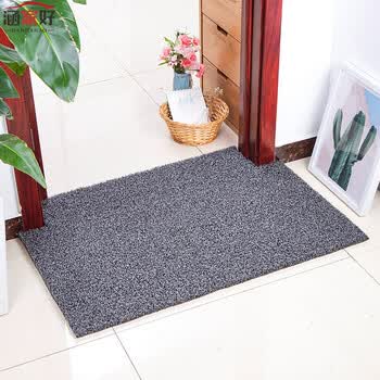涵家好 pvc脚垫门垫门口地垫进门垫子商用地毯塑料丝圈双色钉底防滑垫