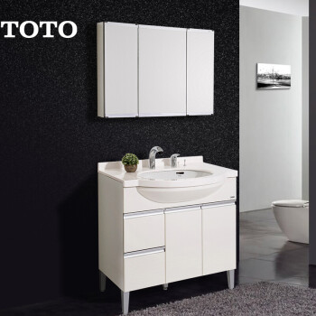 Toto 卫浴浴室柜龙头镜柜组合套餐ldkw903w Lmaw903 Dl319c2 梳洗台 镜柜 龙头 图片价格品牌报价 京东