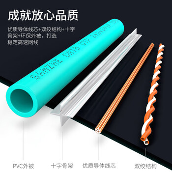 山泽六类网线CAT6类千兆极速8芯双绞 工程家用电脑宽带监控非屏蔽网络跳线成品网线黑色10米CAH-6100 山泽六类网线CAT6类千兆极速8芯双绞 工程家用电脑宽带监控非屏蔽网络跳线成品网线黑色10米CAH-6100