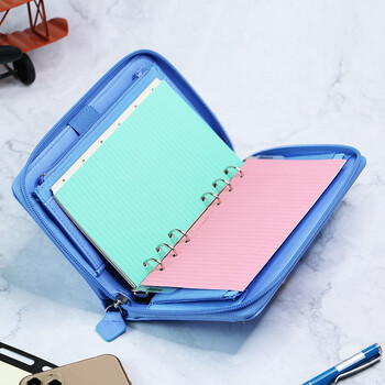 Filofax记事本英国进口高档活页手帐本多功能软皮面拉链手包礼盒装saffiano系列A6湛蓝色022592 Filofax记事本英国进口高档活页手帐本多功能软皮面拉链手包礼盒装saffiano系列A6湛蓝色022592