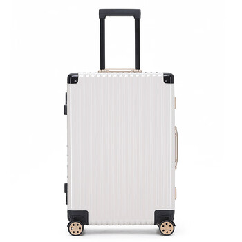 创京懿选行李箱硬壳新款直角硬箱学生旅行箱24英寸拉杆箱行李箱铝框