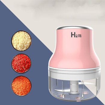 宜居云小型电动捣蒜器拉蒜器蒜泥家用厨房无线电动搅碎机便携绞压蒜蓉