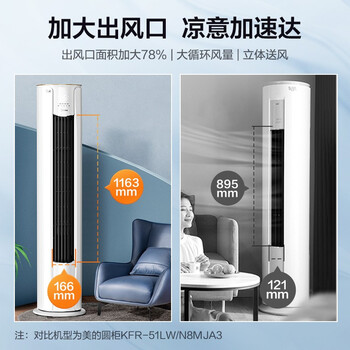 美的KFR-51LW/N8XHA1立式空调靠谱吗？使用反馈如何